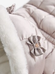 Baker by Ted Baker Oyster Shower Resistant Snowsuit With Mittens - Slika 7 iz 7