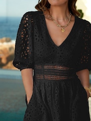 Myleene Klass Broderie Dress - Image 3 of 6