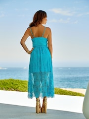 Myleene Klass Blue Strappy Dress - Image 2 of 6