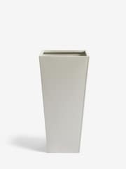 Set of 2 Grey Metal All Weather Plant Pot - Image 2 of 4