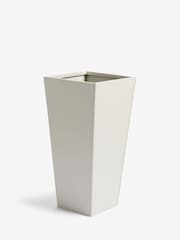 Set of 2 Grey Metal All Weather Plant Pot - Image 3 of 4