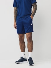 adidas Blue Train Essentials All Set Training Shorts - Image 1 of 5