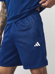 adidas Blue Train Essentials All Set Training Shorts - Image 4 of 5