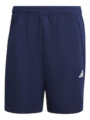 adidas Blue Train Essentials All Set Training Shorts - Image 5 of 5