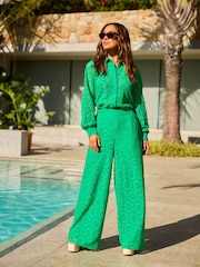 Myleene Klass Green Lace Co-Ord Trousers - Image 2 of 7