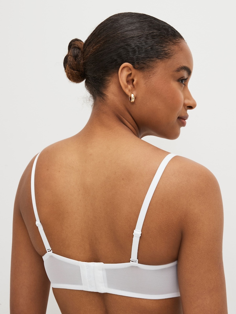 Blue/White Lace Light Pad Strapless Multiway Bras 2 Pack - Image 2 of 9