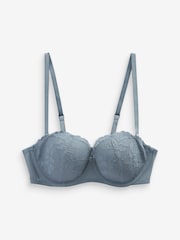 Blue/White Lace Light Pad Strapless Multiway Bras 2 Pack - Image 9 of 9