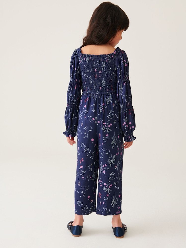 Laura Ashley Navy Jumpsuit - Image 2 of 10