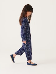 Laura Ashley Navy Jumpsuit - Image 3 of 10