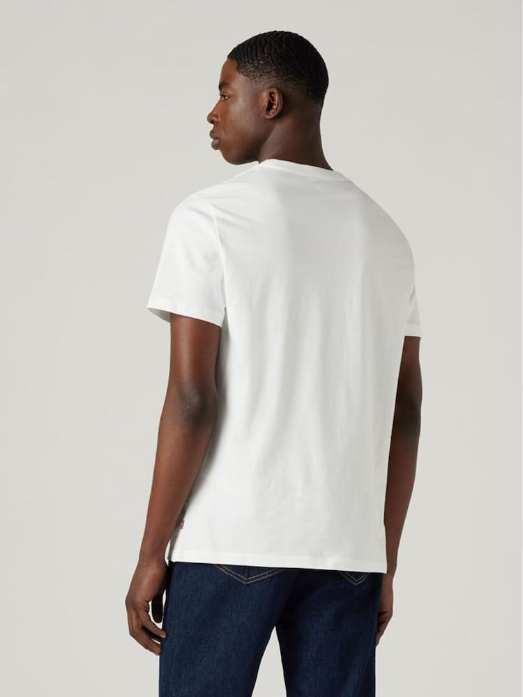 Levi's® White Standard Housemark 100% Cotton T-Shirt - Image 2 of 4