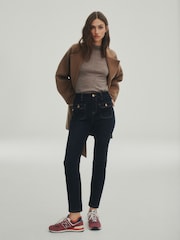 Rinse Premium Pocket Front Straight Leg Jeans - Image 2 of 9