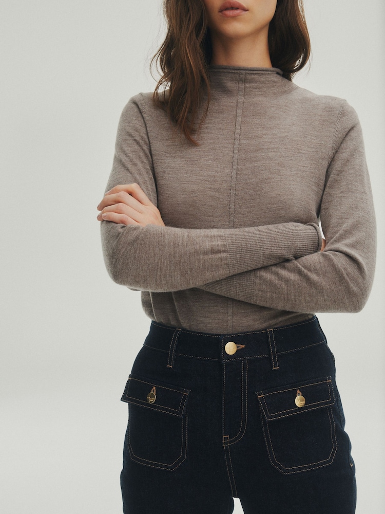 Rinse Premium Pocket Front Straight Leg Jeans - Image 4 of 9