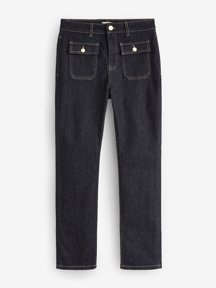 Rinse Premium Pocket Front Straight Leg Jeans - Image 5 of 9