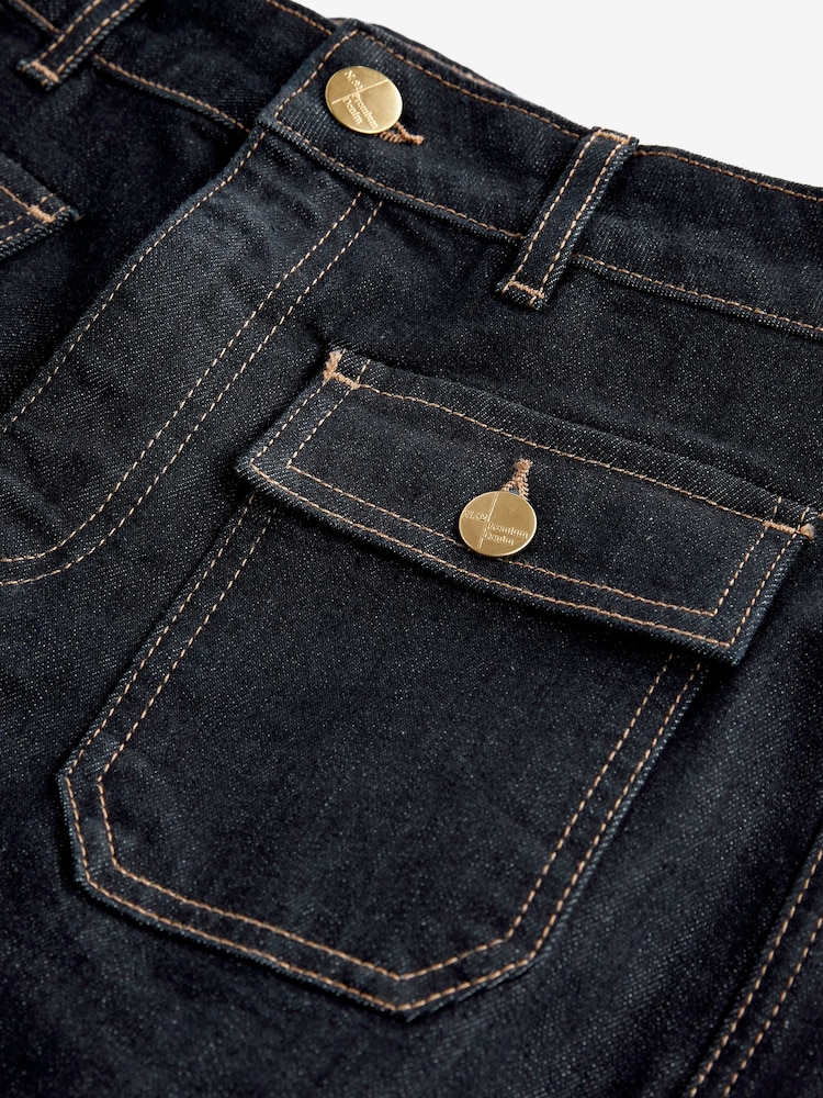 Rinse Premium Pocket Front Straight Leg Jeans - Image 6 of 9