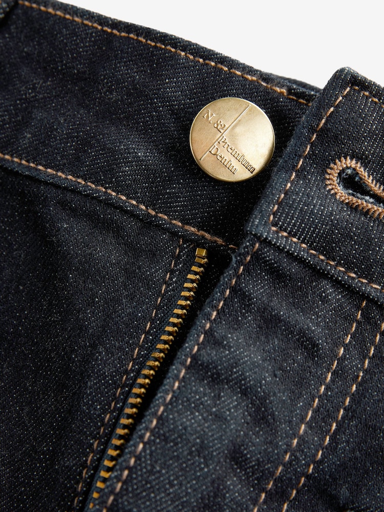 Rinse Premium Pocket Front Straight Leg Jeans - Image 7 of 9