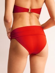 Boden Orange Levanzo Fold Bikini Bottoms - Image 2 of 6