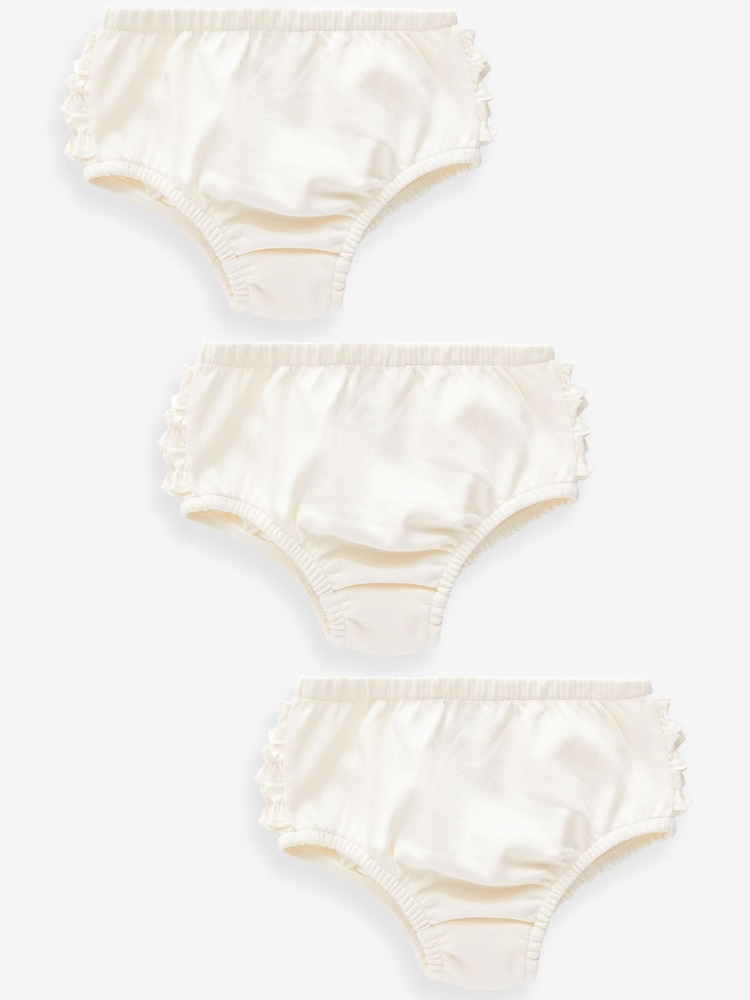 Cream - 100% bombažne spodnjice dojenček 3 paket (0mesecev-2let) - Slika 1 iz 4 Cream - 100% bombažne spodnjice dojenček 3 paket (0mesecev-2let) - Slika 1 iz 4