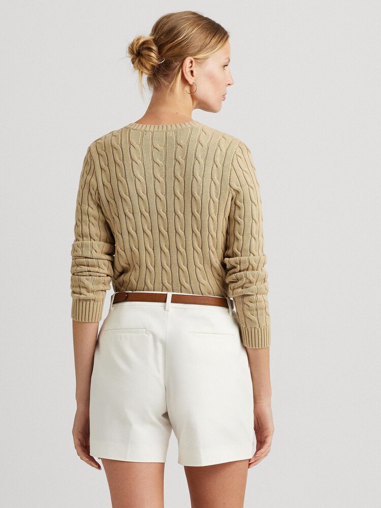 Ralph Lauren Montiva Button Trim Cable Knit Jumper - Image 5 of 9
