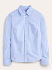 Boden Light Blue Chrome Sienna 100% Cotton Shirt - Image 5 of 5