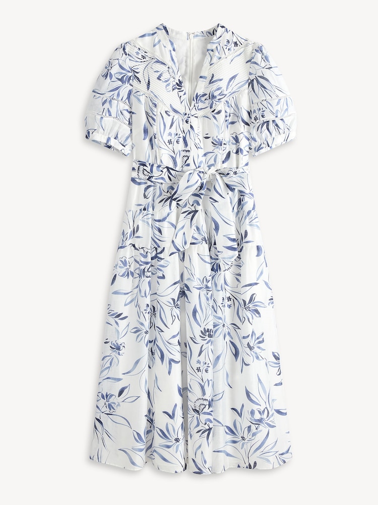 Hobbs White Annabella Dress - Image 5 of 5 Hobbs White Annabella Dress - Image 5 of 5