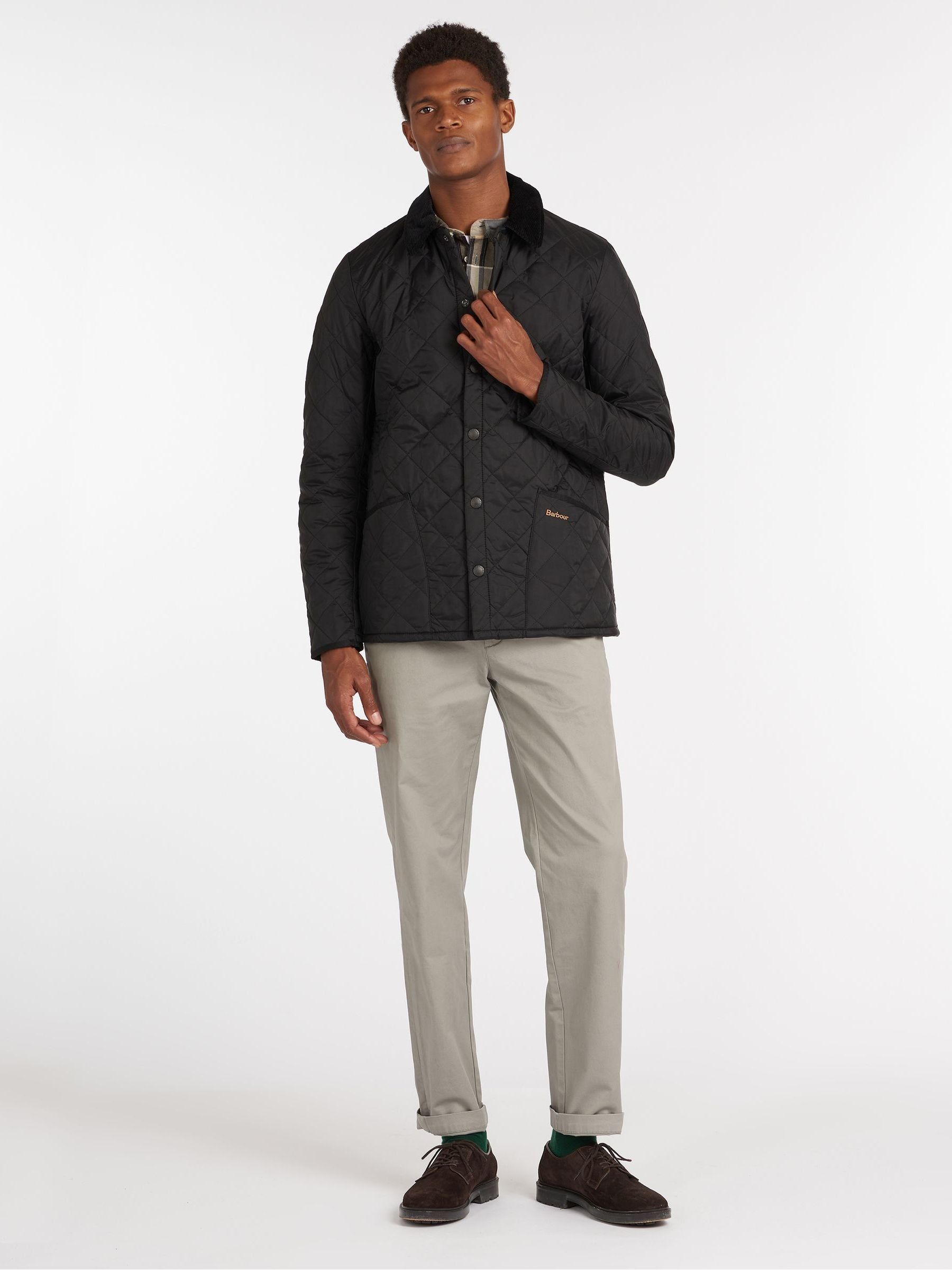 Buy Barbour® Black Heritage Liddesdale Slim Fit Quilted Jacket from Next  Hong Kong