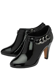 Lotus Black Patent Boots - Image 2 of 4