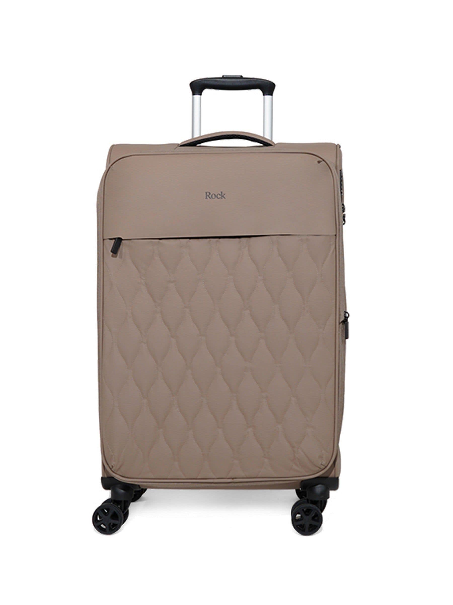 Rock Luggage Women's Brown Ember 8 Wheel Hardshell Suitcase