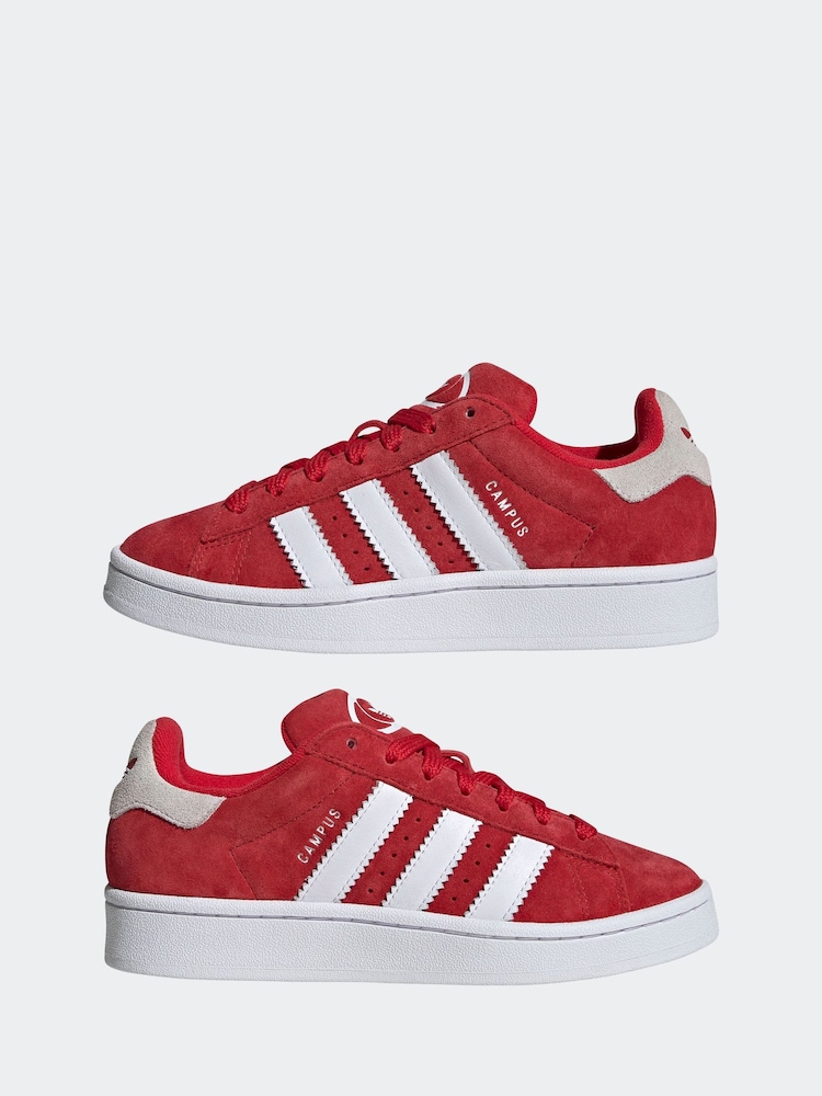 adidas Originals Red Campus 00s Trainers - Image 6 of 10