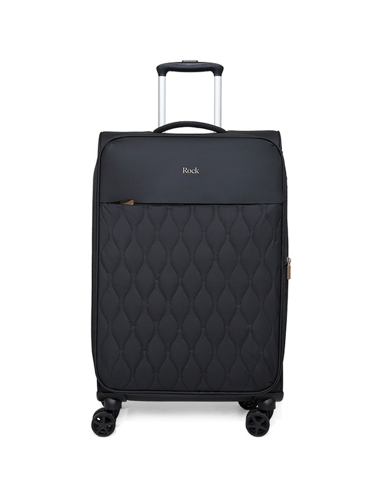 黑色 - Rock Luggage Ember 8 Wheel Hardshell Suitcase - 图片1 / 6