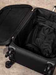 Rock Luggage Black Ember 8 Wheel Hardshell Suitcase - Image 4 of 5