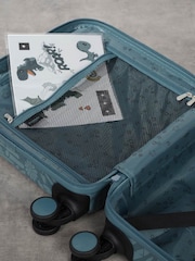 Rock Luggage Blue Pebble Kids Dino Underseat Suitcase - Image 5 of 6