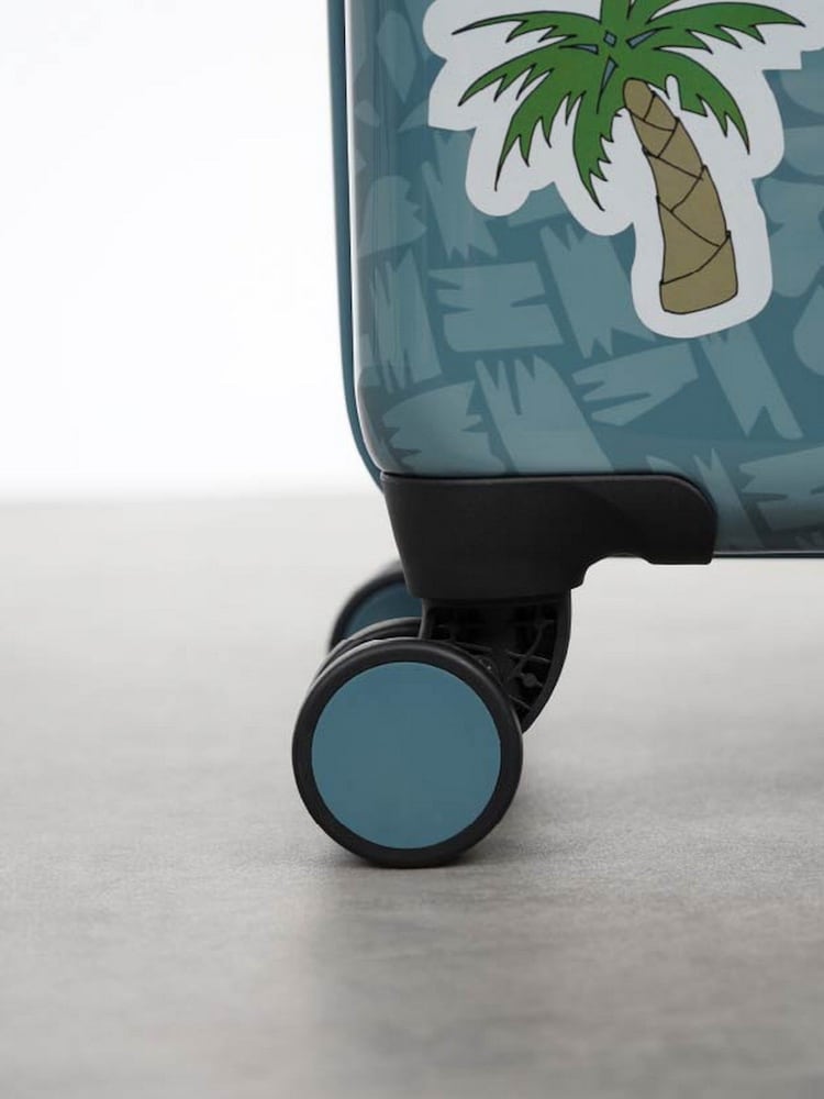 Rock Luggage Blue Pebble Kids Dino Underseat Suitcase - Image 6 of 6 Rock Luggage Blue Pebble Kids Dino Underseat Suitcase - Image 6 of 6