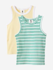 Cotton On Fitted Essential Tank Top 2 Pack - 3的图像1｝