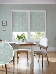 Laura Ashley Duck Egg Blue Josette Made to Measure Roman Blind - Image 1 of 7