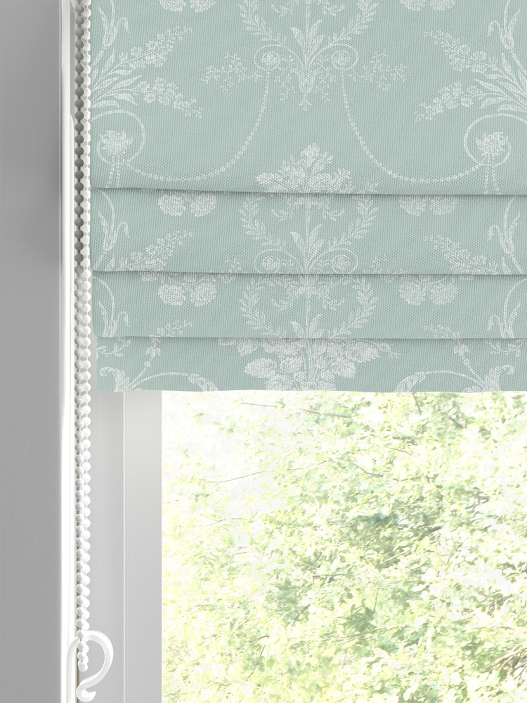Laura Ashley Duck Egg Blue Josette Made to Measure Roman Blind - Image 2 of 7