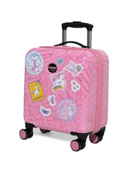 Rock Luggage Pink Pebble Kids Dino Underseat Suitcase - Image 3 of 6