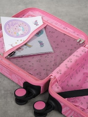 Rock Luggage Pink Pebble Kids Dino Underseat Suitcase - Image 6 of 6