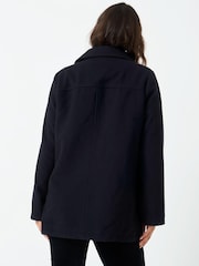 Crew Clothing Company Blue Wool Classic Blazer - Image 2 of 4