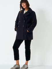 Crew Clothing Company Blue Wool Classic Blazer - Image 3 of 4
