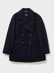 Crew Clothing Company Blue Wool Classic Blazer - Image 4 of 4