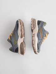 marine - Mesh Panel À lacets Trainers - Image 2 de 6