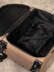 Rock Luggage Brown Ember 8 Wheel Hardshell Suitcase - Image 4 of 5