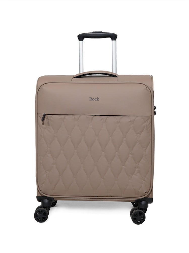 Rock Luggage Brown Ember 8 Wheel Hardshell Suitcase - Image 2 of 5 Rock Luggage Brown Ember 8 Wheel Hardshell Suitcase - Image 2 of 5