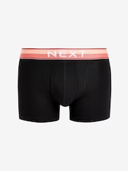 Black Bright Colour Waistband 10 pack Waistband A-Front Boxers - Image 2 of 12