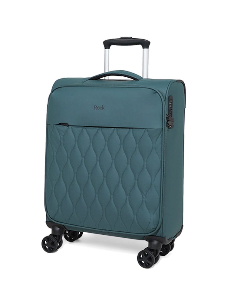 Rock Luggage Blue Ember 8 Wheel Hardshell Suitcase - Image 1 of 5 Rock Luggage Blue Ember 8 Wheel Hardshell Suitcase - Image 1 of 5