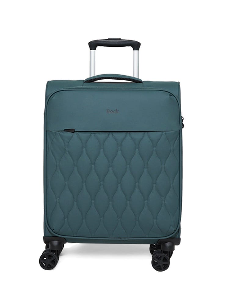 Rock Luggage Blue Ember 8 Wheel Hardshell Suitcase - Image 2 of 5 Rock Luggage Blue Ember 8 Wheel Hardshell Suitcase - Image 2 of 5