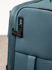 Rock Luggage Blue Ember 8 Wheel Hardshell Suitcase - Image 5 of 5