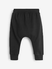 Black Drop Crotch Joggers (3mths-7yrs) - Image 1 of 6