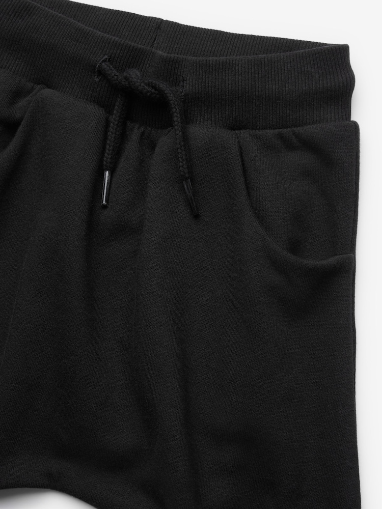 Black Drop Crotch Joggers (3mths-7yrs) - Image 2 of 6