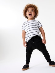 Black Drop Crotch Joggers (3mths-7yrs) - Image 6 of 6